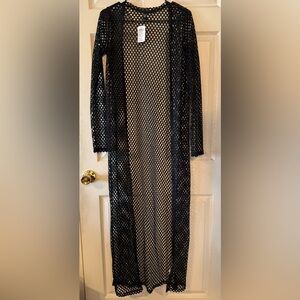 NWT Windsor Beach Cover Up Black Women's M